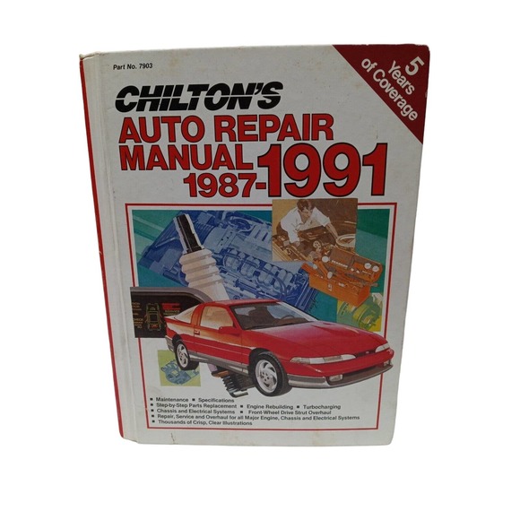 Chiltons Original Auto Repair Manual 1987-1991 No 7903 - Picture 1 of 3
